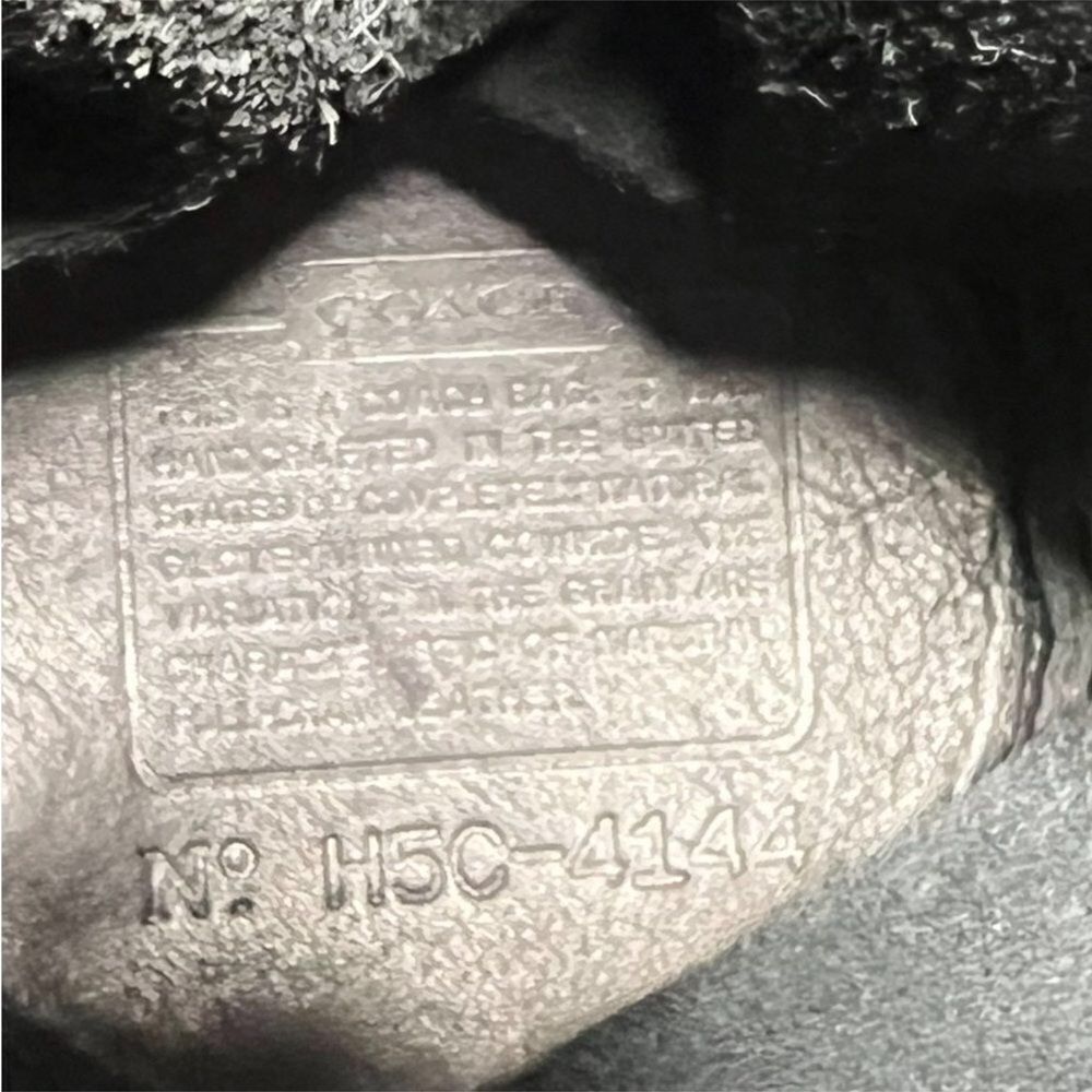 Coach Littleton Bucket Bag Mini Drawstring Black Vintage 4144 - Picture 3 of 14